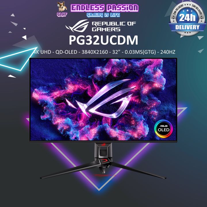 ASUS ROG Swift OLED PG32UCDM Gaming Monitor | Lazada Singapore