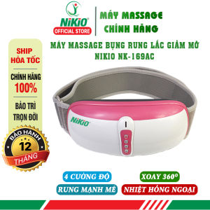 Máy Massage Bụng Giãm Mỡ Nikio NK-169AC / NK-169DC - Công Nghệ Mát Xa Rung Lắc Kết Hợp Hồng Ngoại Đánh Tan Mỡ Bụng Làm Thon Eo Đẹp Dáng