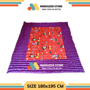 Kasur Palembang UK : 180x195  Kasur Lantai Lipat Jumbo  Kasur serbaguna  Kasur murah  Kasur Lantai Palembang Karakter JUMBO  Surpet Santai Serbaguna  Matras Berkualitas Kapuk Hyget  (Ukuran : 180x195cm)
