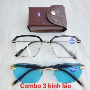 Combo 3 chiếc kính lão phong cách mới phù hợp cả nam và nữ