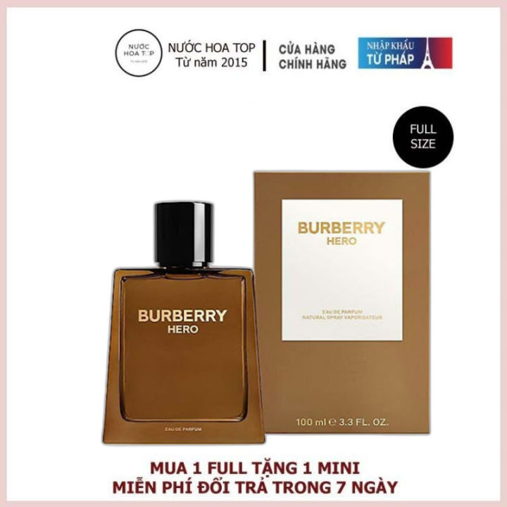 Nước Hoa Nam Burberry Hero EDT 100ml - Nước hoa chính hãng