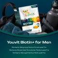 Biotin Gummy untuk Vitamin Rambut Rontok Pria | Youvit Biotin+ for Men 7 Hari. 