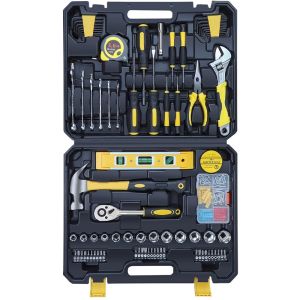 Keelat 108 Pcs Multifuntional Tools Box Tools Set Steel Household Kits Hardware Toolbox Set Repair Tools Kit DIY Tools