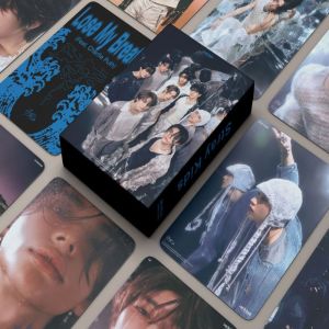 ASDOME Lose My Breath Boy Singer Photocard Coated Paper New Album SKZ Stray Kids Lomo Cards Simple Collection Straykids Photo Card Fans Gift