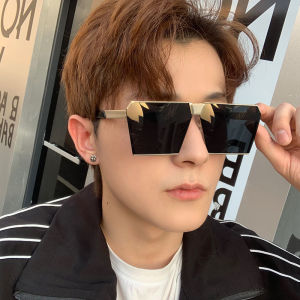 Punk Vintage Sunglasses Korean Style Mens Fashion Square Face-Showing Small Driver for Driving UV-Proof Sunglasses
