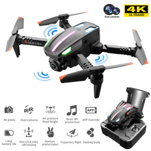 Rc Drone 4k Dual HD Wide Angle Camera 1080P WiFi fpv Drone Dual Camera Quadcopter Real-time transmission Helicopter Toys