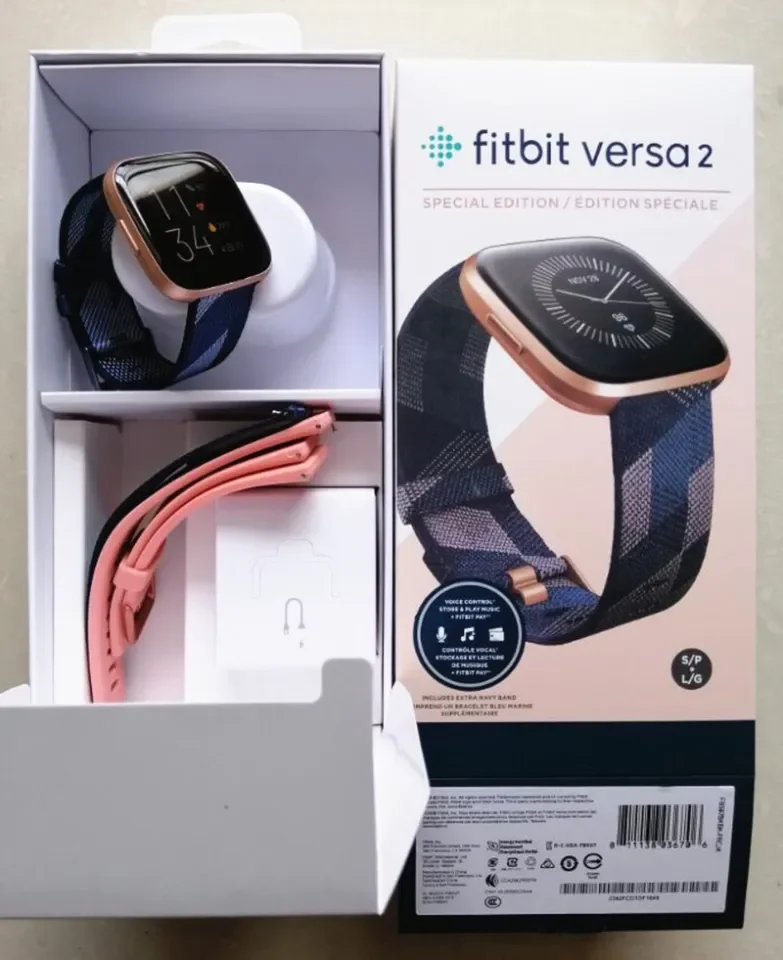 Original NEW Fitbit Versa 2 Special Edition Health and Fitness Smartwatch with Heart Rate Music Alexa