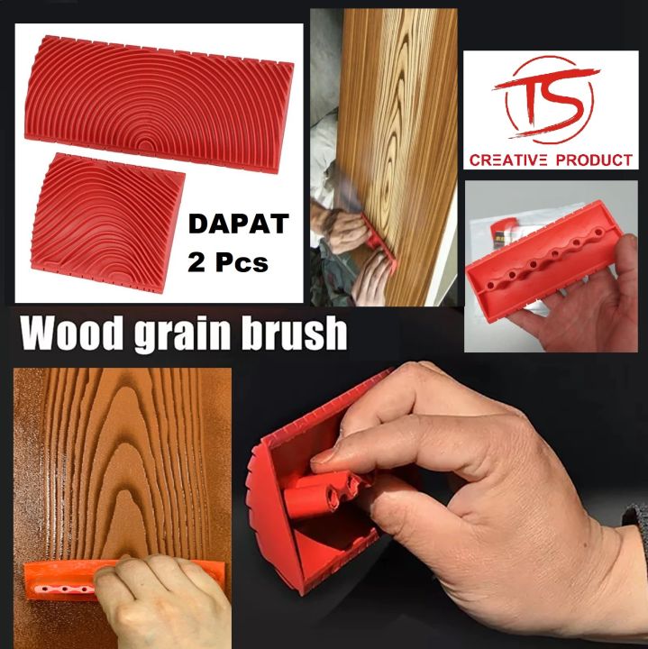 Alat Membuat Motif Kayu Rubber Wood Graining Pattern tool Kuas Motif ...