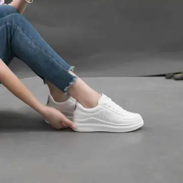 Lazada white rubber shoes fashion