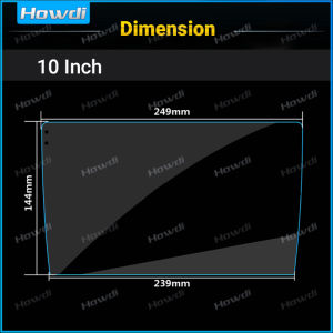 【Howdi Car Outlets】Car  Navigation Tempered Glass Anti glare Screen Protector For Car Android Player 9" & 10" inch