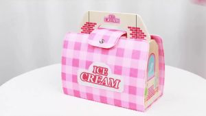 Wooden Educational Toy Ice CreamHospital Afternoon Tea Portable Set Bag Pretend Play Series Three Options Available