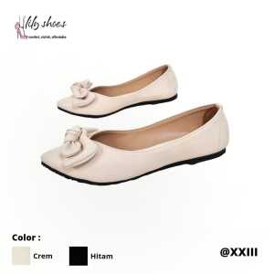DALLEYA COLLECTION - Nagoya Sepatu Balet FlatShoes Wanita Trendy Murah Realpict Berkualitas by lily shoes