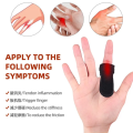 GOUNOD Finger Fixation Belt Pain Relief Trigger Finger Fixation Splint Straightening Bracket Adjustable Sprain Dislocation Fracture 1 Piece. 