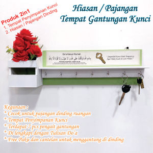 Tempat Gantungan Kunci Hiasan dinding 40x15Cm