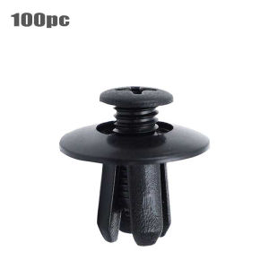 100Pcs 8mm Klip Bumper Baut Body Mobil / Rivet Bumper Mobil / Rivet Fastener Klip
