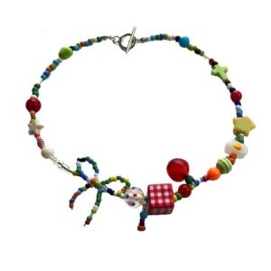 Colorful Acrylic Butterfly Chokers Necklace Charming Colorful Butterfly Necklace Charm for Women Seeking Unique Accessory