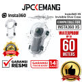 Insta360 X5 Invisible Dive Case for Insta 360 X5 Waterproof Casing Dive Housing Action Cam JPC KEMANG GARANSI RESMI. 
