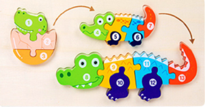 SUNNYBUNNY Kids Puzzle wooden puzzle 3d animal puzzle kids toy Animal life cycle puzzle