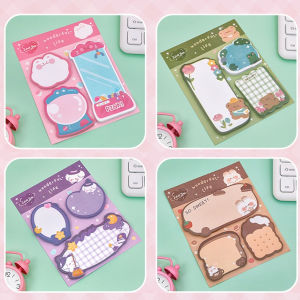 รวมกระดาษโน๊ตลายการ์ตูนสุดน่ารัก สีสันสดใส และมีกาว มาตรฐานหรือการเคลื่อนที่ได้พร้อม