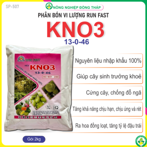 KNO3 Nitrogen Phosphate Fertilizer 13-0-46 for Gardening & Plant Health - Imported from Dong Thap (2kg Pack)