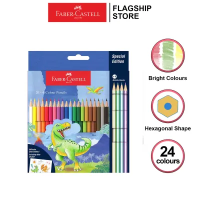 Faber-Castell Dinosaur Special Edition Classic Color Pencil 24 Colors (115126)