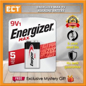 Energizer Max 9V Alkaline Battery (1 Pc) Shipment within 24 hours