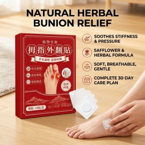 Bunion Patch Gentle Herbal Foot Care Patch Hallux Valgus Toe Support Breathable Bunion Cushion Sticker for Comfortable Daily Wear
