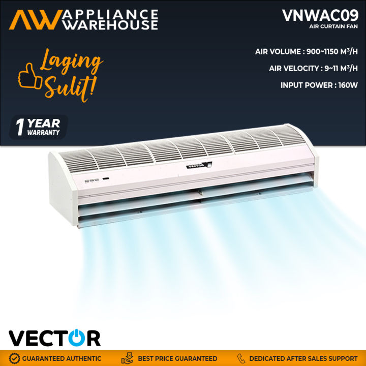 Vector Fan Remote Vector Air Curtain Fan w/ Remote Controller VNWAC09 (White)[Appliance ...