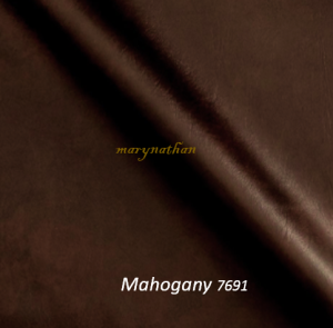 Premium Leather Mahogany Upholstery Fabric per Yard Home Car Interior DIY