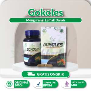GOKOLES  ORIGINAL ATASI  KOLESTROL TINGGI HERBAL