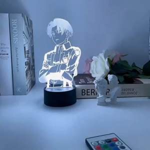 Đèn LED 3D Hình Anime BJ Alex Công Tắc Cảm Ứng 16 Màu Có Remote Điều Khiển Đèn Ngủ Để Bàn