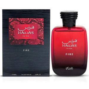 100ML RASASI Hawas Fire Perfume for Women Long Lasting Scent  -100% Original Dubai Arabian Perfum