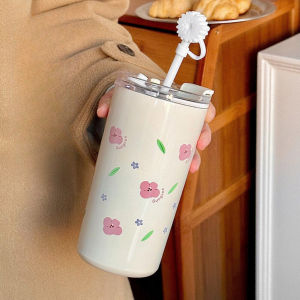 Cangkir Termos Stainless Steel Thermos Cup Tumbler Kopi Cup PBotol minum portabel stainless steel 500ml