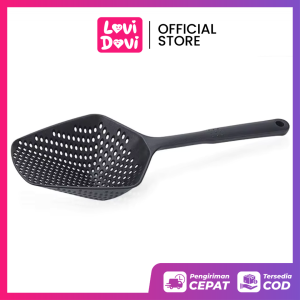Saringan Mie Tebal Gagang Pendek Serbaguna Tahan Panas/Sendok Penyaring Makanan Pasta Tahan Panas