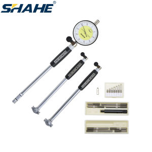 SHAHE 0.01mm Dial Bore Gauge Set Hole Diameter Indicator Inner Bore Gauge Set 18-50/50-100/100-160mm Hole Cylinder Measurement Gage