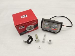 LAMPU TEMBAK SOROT 1054 PUTIH KUNING BIRU MERAH CR7 UNIVERSAL