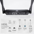 Wavlink เราเตอร์ AX3000 Wi-Fi 6เราเตอร์802.11ax ไร้สายกิกะบิตตาข่ายรองรับ160MHz และ IPv6 | MU-MIMO | Ofdma | WPA3. 