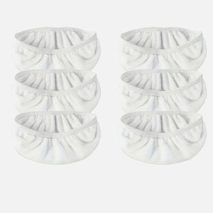 PMO 6Pcs ใช้ซ้ำได้ เปลี่ยนผ้าถูพื้น swiffer ไม่หลุดร่วง ล้างทำความสะอาดได้ ผ้าซับไมโครไฟเบอร์ ผ้าทำความสะอาดผ้า ดูดซับน้ำได้ดี ผ้าเปลี่ยนไม้ถูพื้น เครื่องกวาดพื้นสวิฟท์