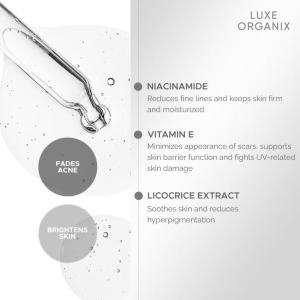 LUXE ORGANIX Miracle Repair Luminous Bright Serum 30ml (with Niacinamide and Licorice extract)