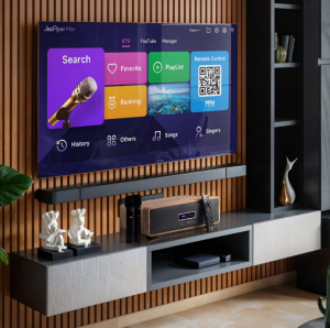 JazPiper MAX 2.1 home Karaoke soundbar  sistem hiburan Karaoke soundbar sekeluarga