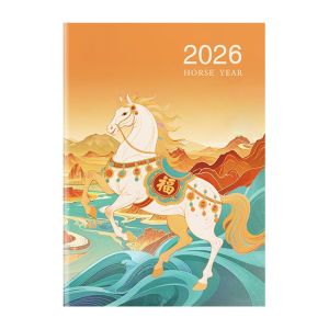 NAMSHEVA A4 2026 Schedules Notebook 24 Sheets Work Efficiency 2026 Calendar Planner Efficient Learning Plan Agenda Planner Students