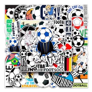 สติ๊กเกอร์ลายการ์ตูนฟุตบอลโลกการแข่งขันกีฬาฟุตบอลโลกสติ๊กเกอร์ตกแต่งการแข่งขันฟุตบอลยุโรป50ชิ้น