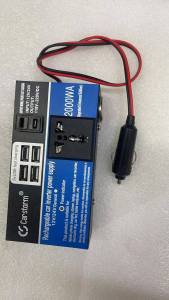1500W Car Inverter 12V 24V To 220V Power Converter 6USB Multi-function Car Protection Inverters