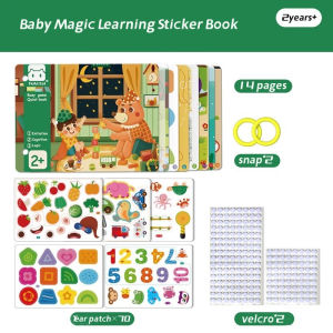 Happy Planet Babys first enlightenment book busy book for kids montessori toys early learning kids book activity book for kids Christmas Gift Birthday Present