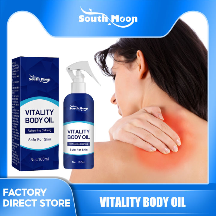 South Moon Vitality Body Oil Joint Muscle Bone Spray Pain Sprain Lumbar ...