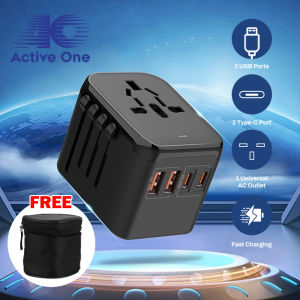 ACTIVEONE Universal Adapter Travel International Adapter Plug Conversion Socket Charger Travel Adaptor Universal - Fulfilled by ACTIVEONE
