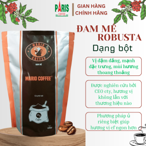 Cà phê hạt Espresso Mario Đam mê - Robusta 100% - Đậm vị mạnh thơm nồng nàng [500gr]