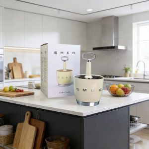 SMEG Western-style Retro Kitchen Cutlery Rack Stainless Steel Knife Fork Spoon Kitchen Storage Rack/Storage Bucket Rack