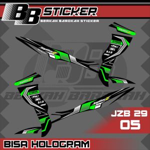 STICKER PREMIUM BISA HOLOGRAM Striping Jupiter Z Burhan Sticker Striping Jzb 29