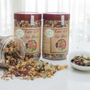 HỘP 500GR TRÀ GẠO LỨT XẠ ĐEN ĐẬU ĐEN THỨC UỐNG GIẢM CÂN VÓC DÁNG THON GỌN